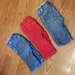 Baby gap Lot 6-12mo 3 pairs‎ of pants